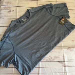 Swiss Tech Men’s XL Performance T-Shirt Blue Heather